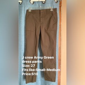 J crew dress pants